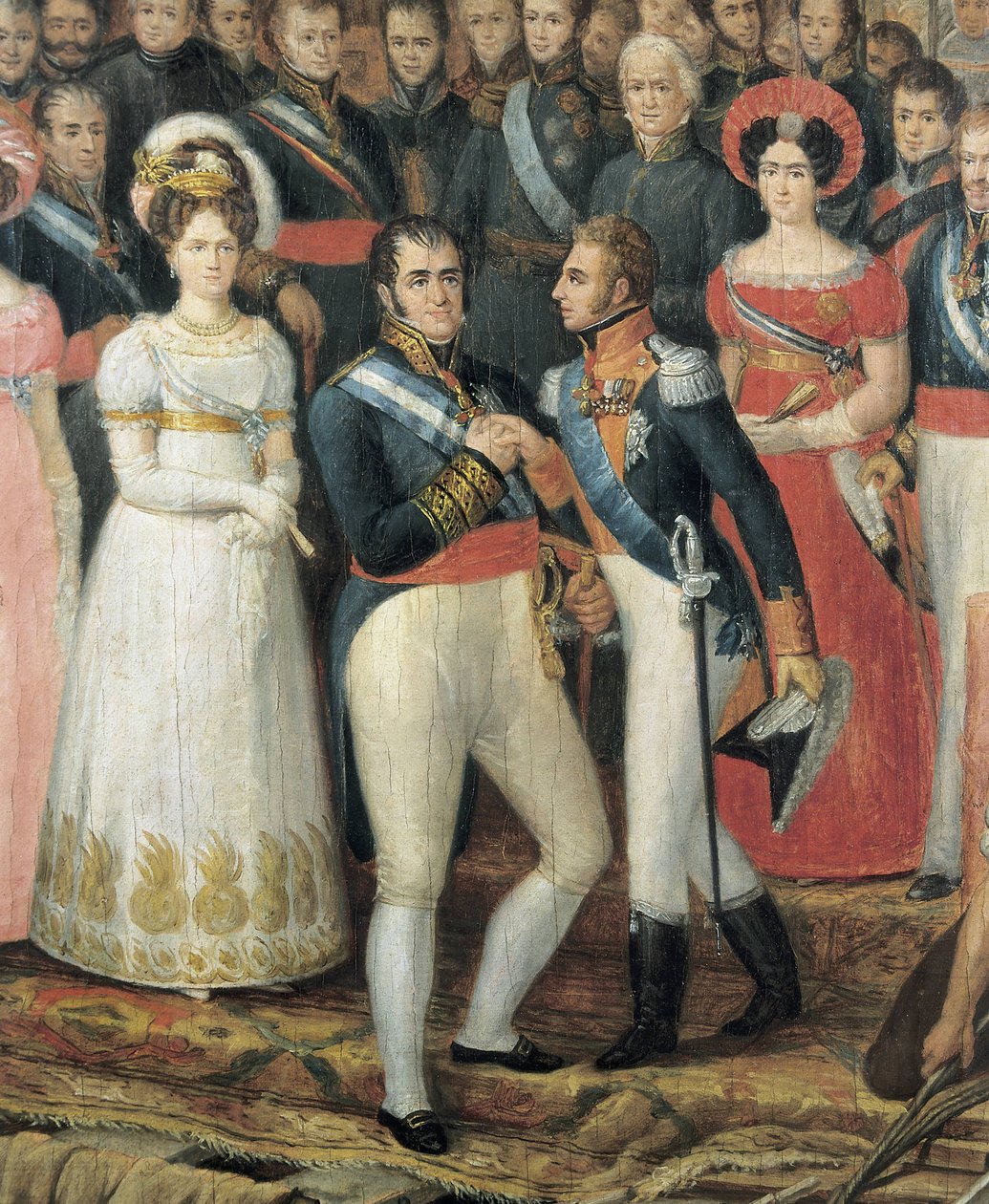 A casca de Fernando VII em Puerto de Santa Maria, em 1823 (óleo sobre tela) de José Aparicio