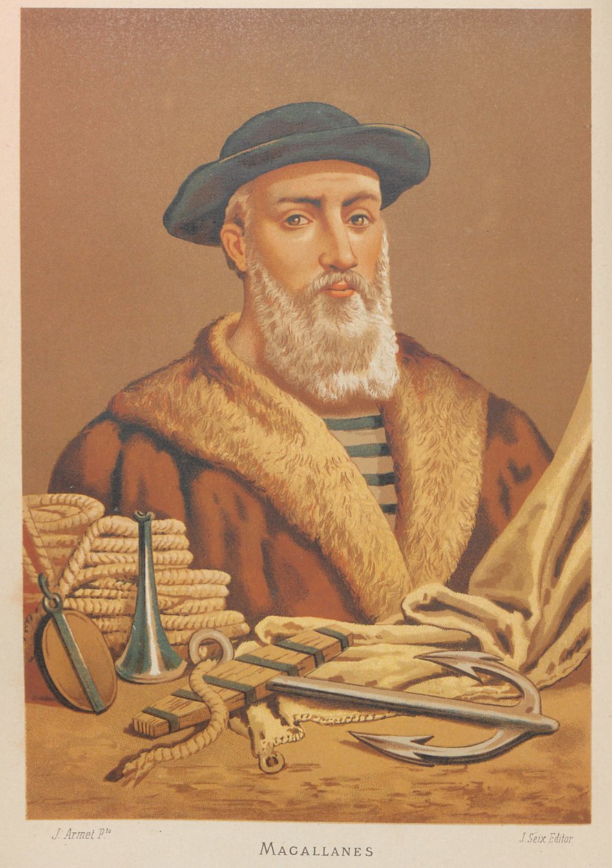 Retrato de Fernão de Magalhães 1470-1521, 1879. de Jose Armet Portanell