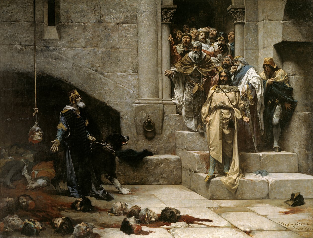 O Sino de Huesca, 1880 de Jose Casado del Alisal