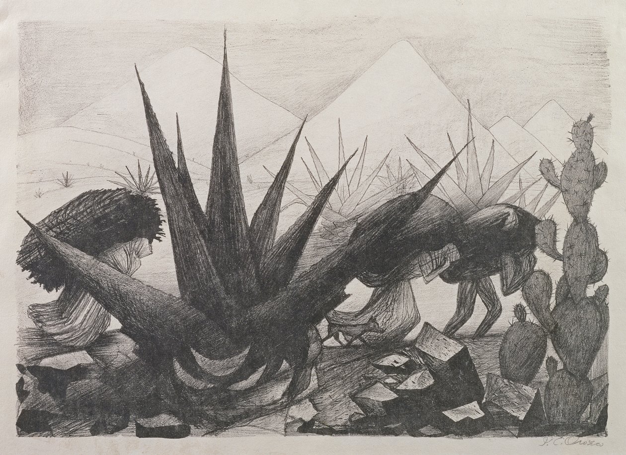 Índios e Fábricas Magney de José Clemente Orozco