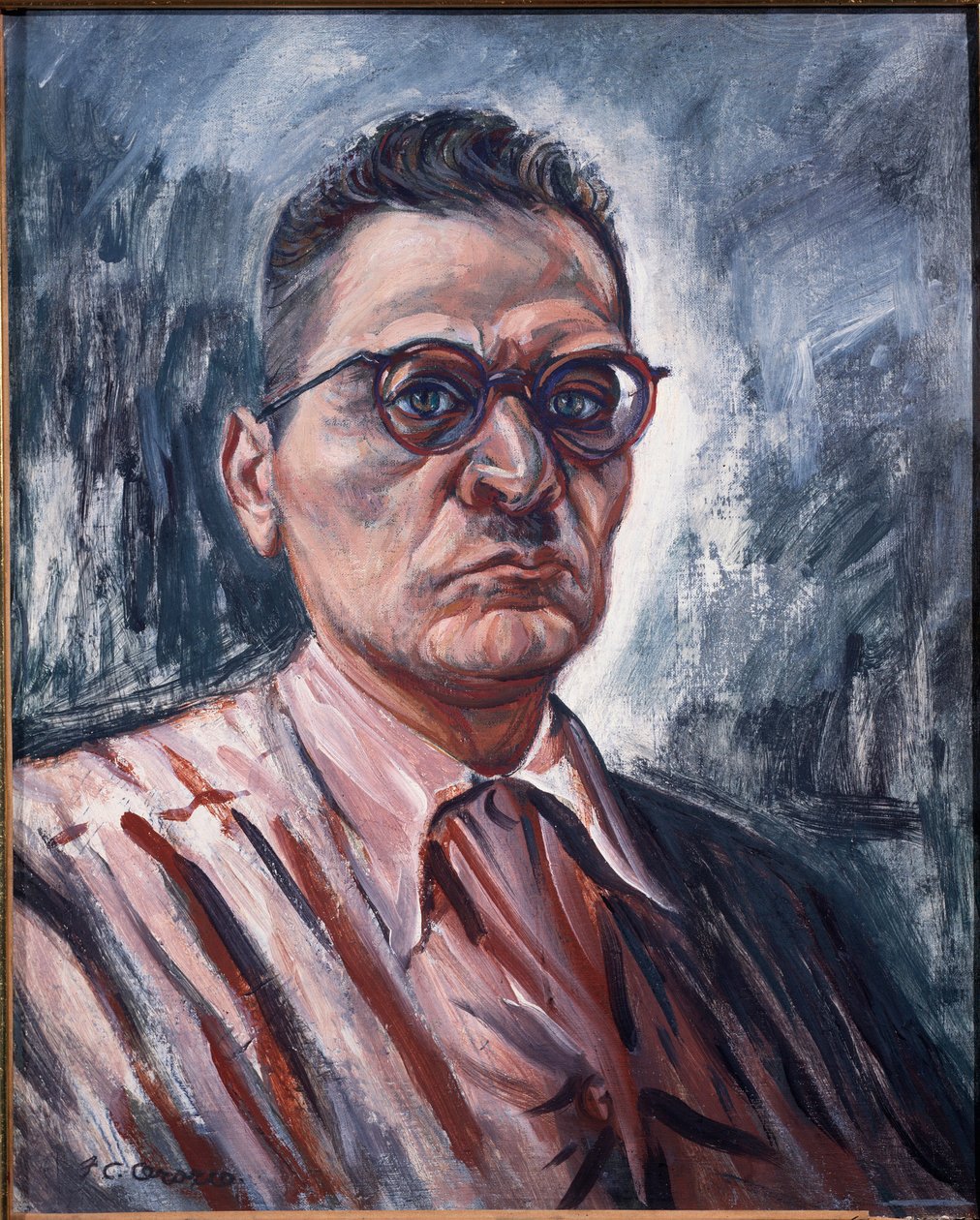Auto-retrato (óleo sobre tela de José Clemente Orozco