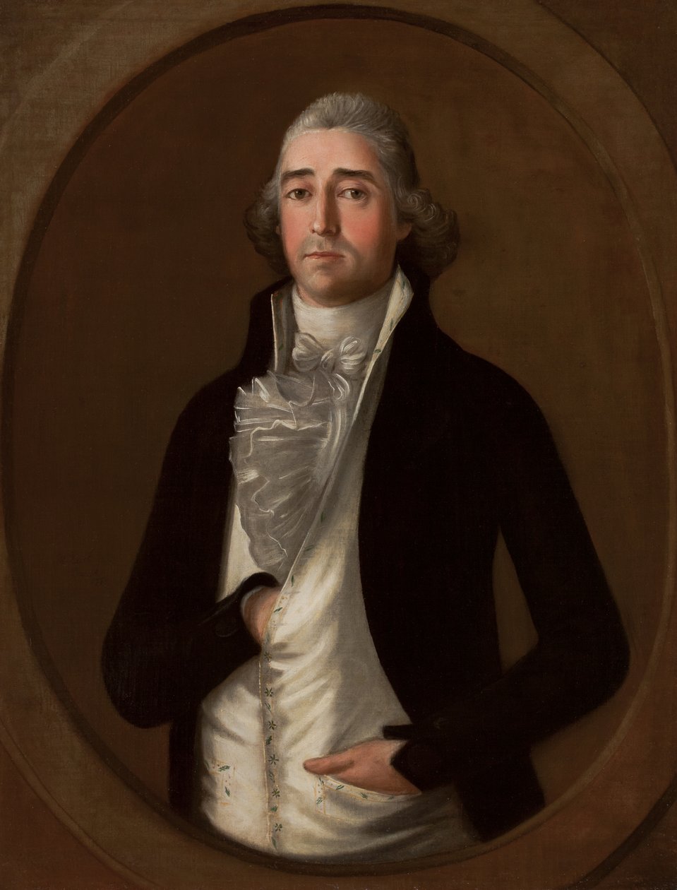 Retrato de um homem desconhecido, 1778 de Jose Francisco Xavier de Salazar y Mendoza