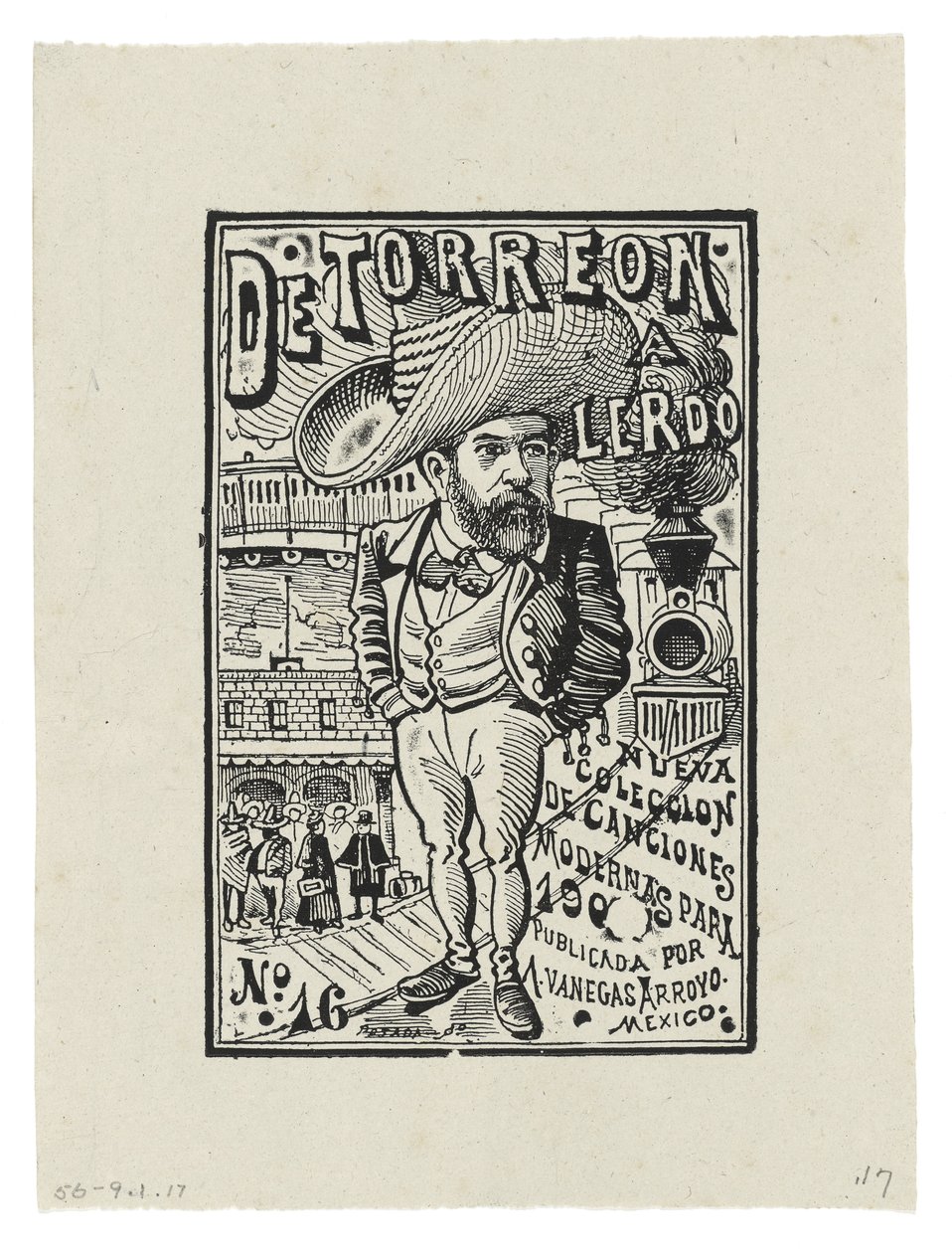 De Torreón a Lerdo, c.1905, impresso em 1942 (gravura) de José Guadalupe Posada