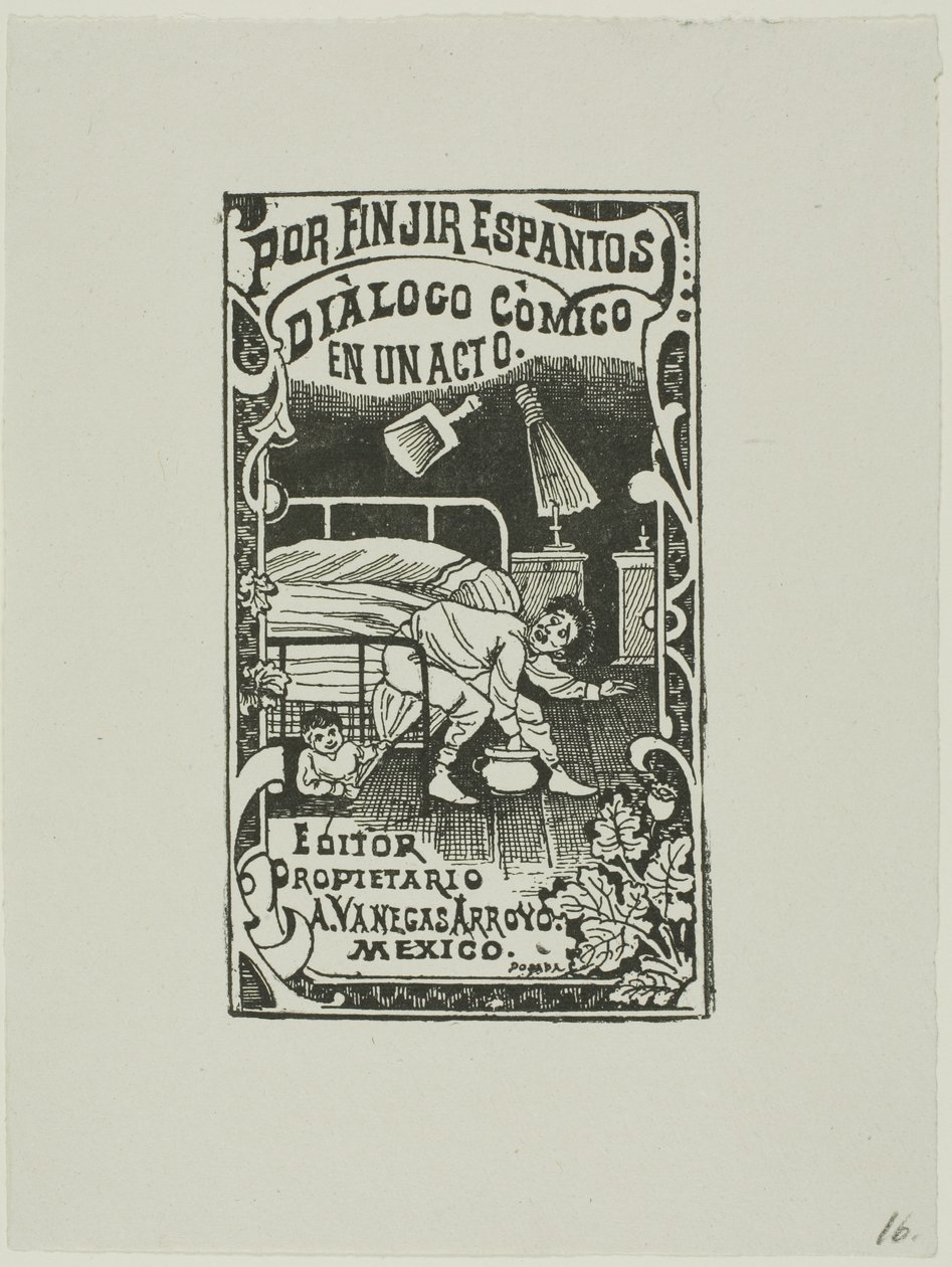 Fingindo ser fantasmas de José Guadalupe Posada