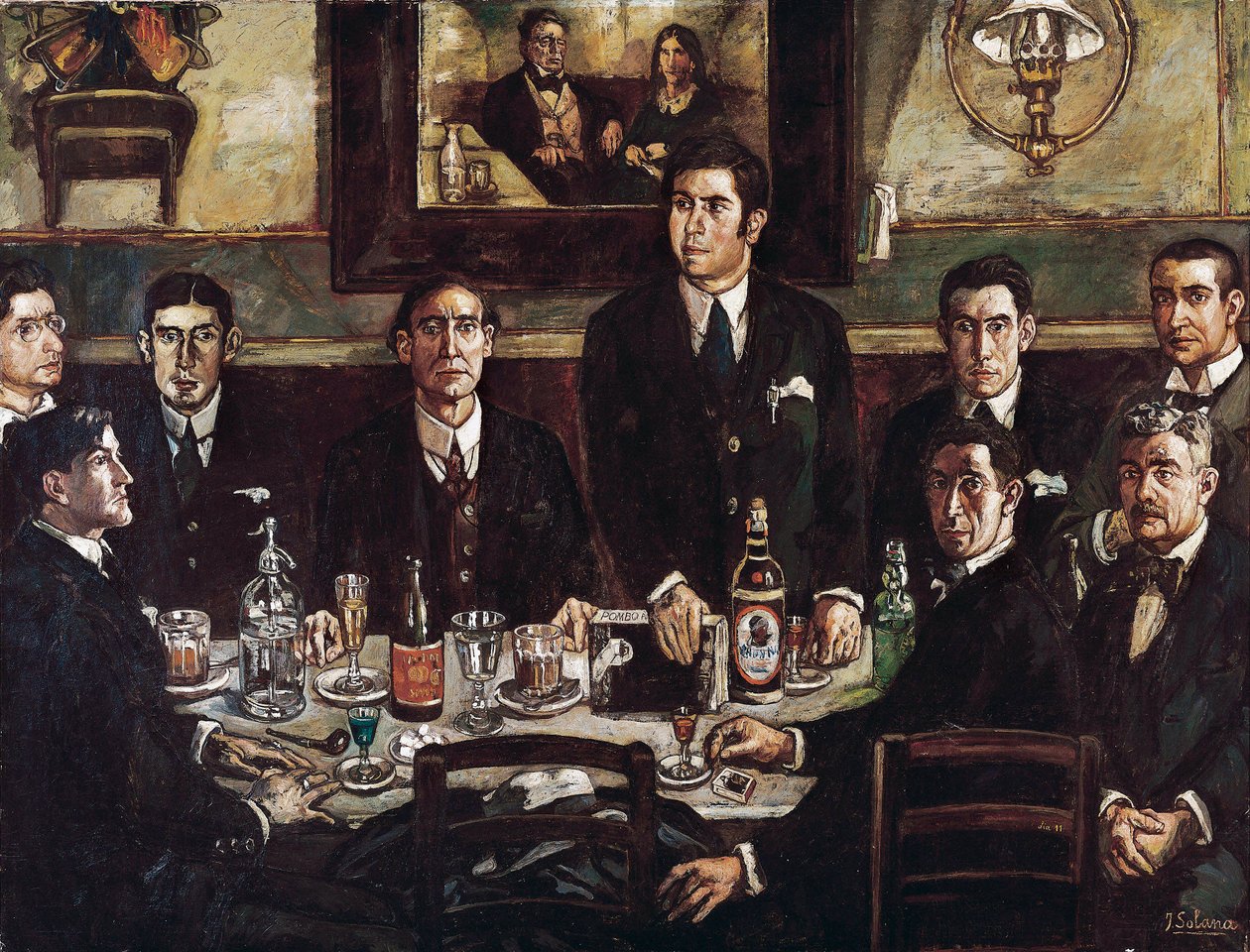 O Encontro no Café de Pombo de Jose Gutierrez Solana