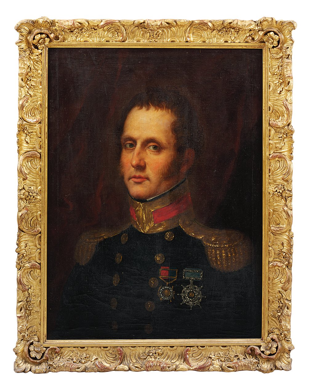 Retrato do Capitão Samuel Edward Cook, RN, c.1830 (óleo sobre tela) de José Gutiérrez de la Vega