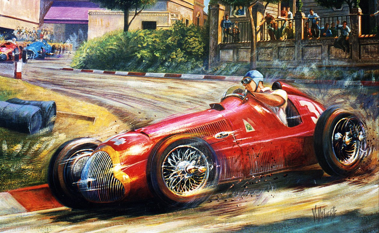 Juan Manuel Fangio, Ruas de Pescara de Jose Maria Villafuerte