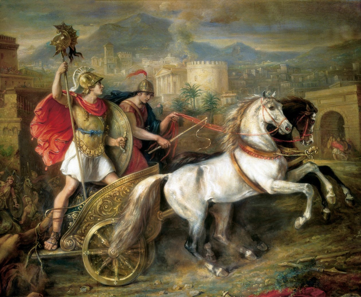 Aquiles com o corpo de Heitor de Jose Schmitz y Calvet
