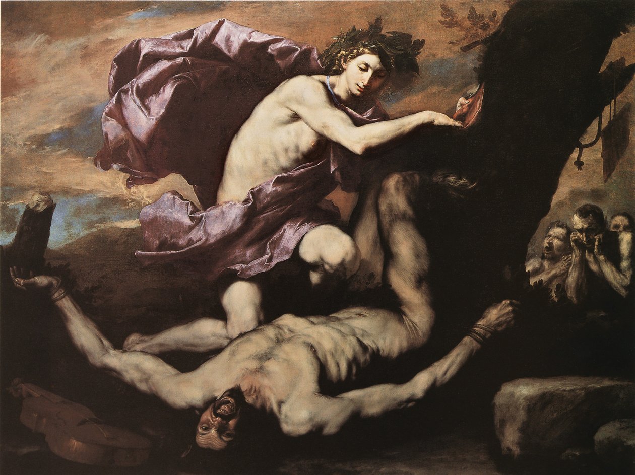 Apolo e Marsyas, 1637. de Jose de Ribera