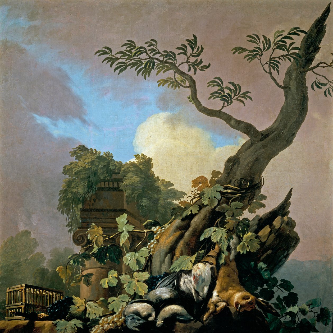 Caça: Aves e lebres de José del Castillo