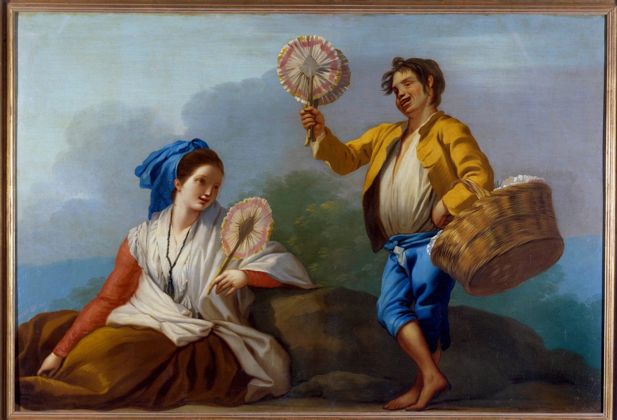 O Mercador dos Malvados Pintura de José del Castillo (1737-1793) Século XVIII Museu do Prado de Madrid de José del Castillo