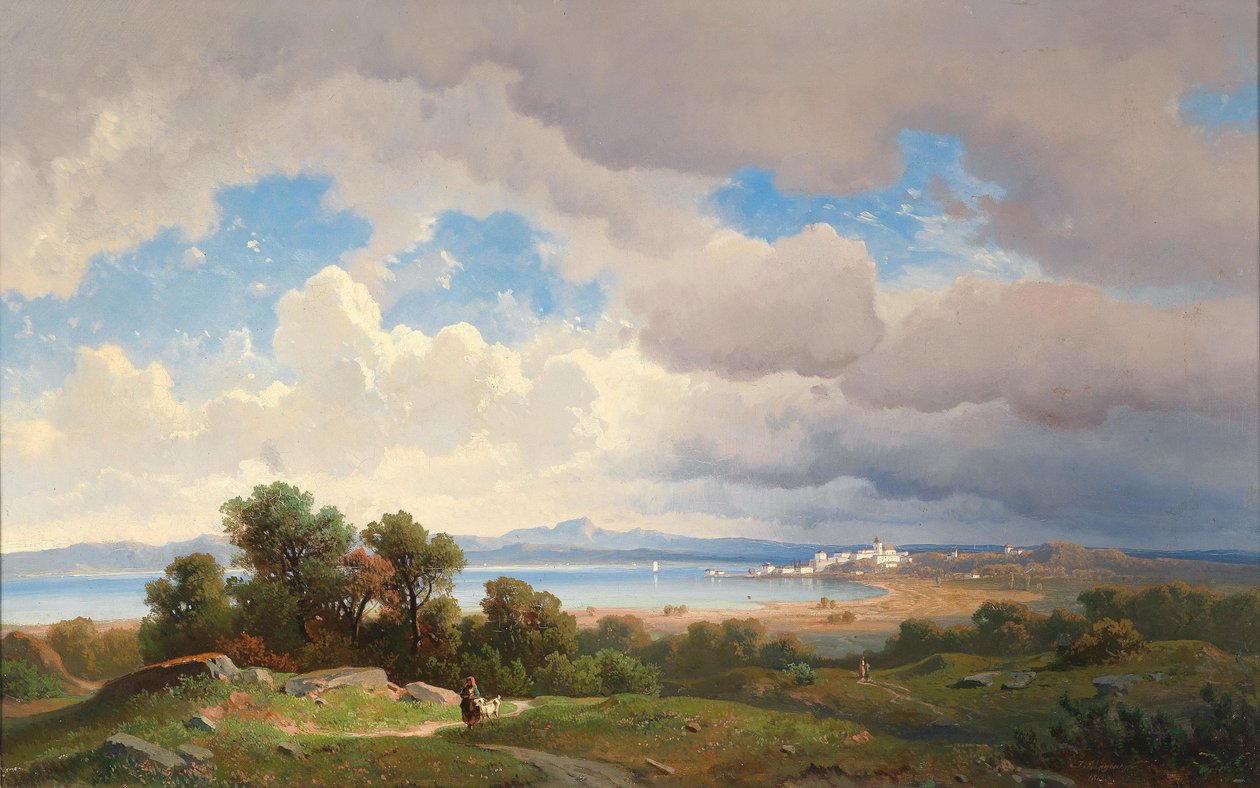 Vista do Ammersee de Josef Mayburger