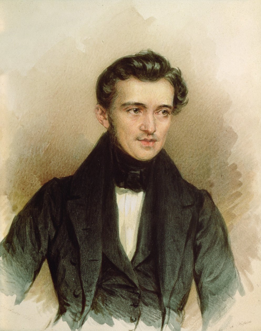 Johann Strauss, o Velho (1804-1849), 1835 de Josef Nikolaus Kriehuber