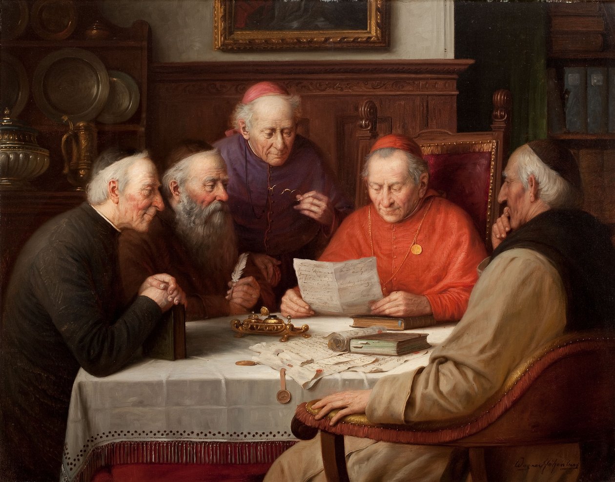 Um encontro dos cardeais de Josef Wagner Höhenberg