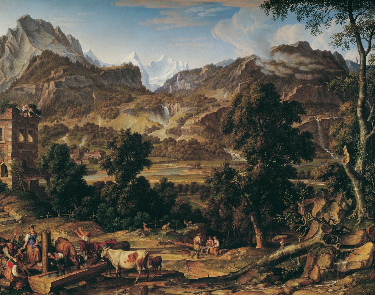 A Oberland Bernesa de Josef Anton Koch