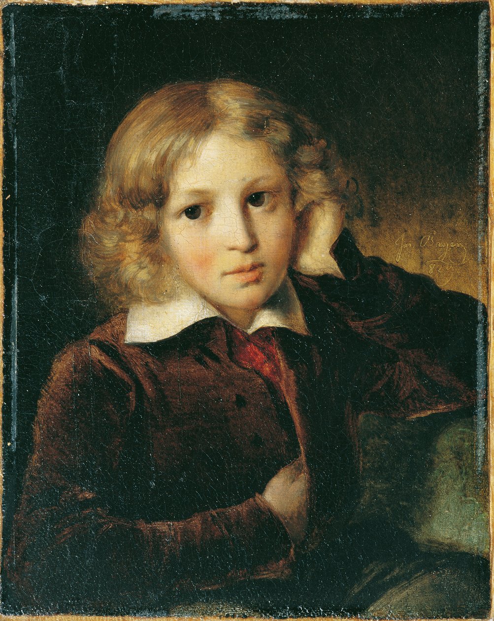 Retrato de um rapaz de Josef Bayer