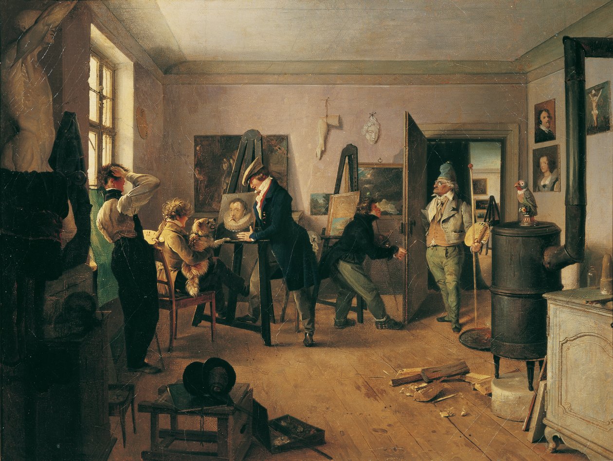 A Sala de Bolseiros de Josef Danhauser