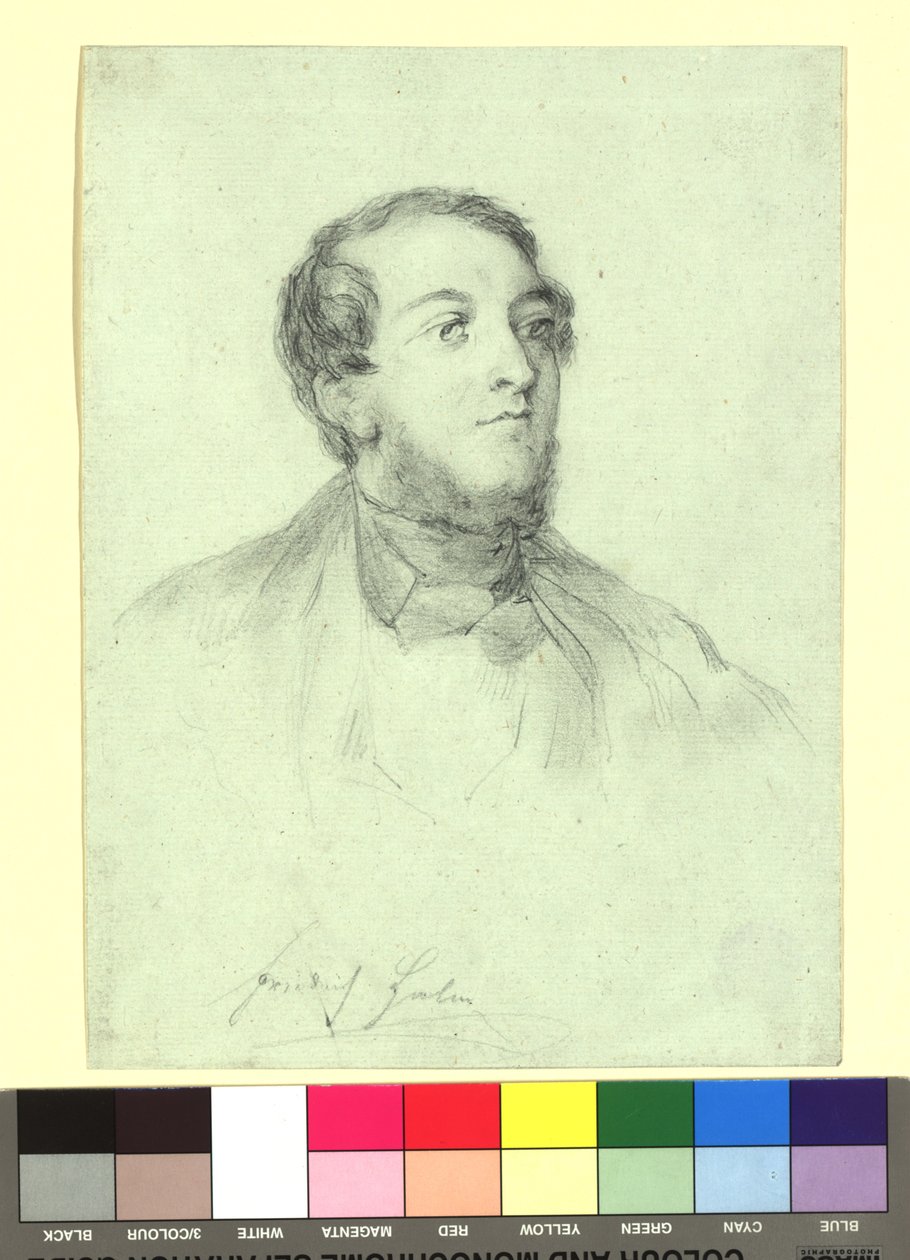Friedrich Halm (1806-1871), poeta de Josef Danhauser