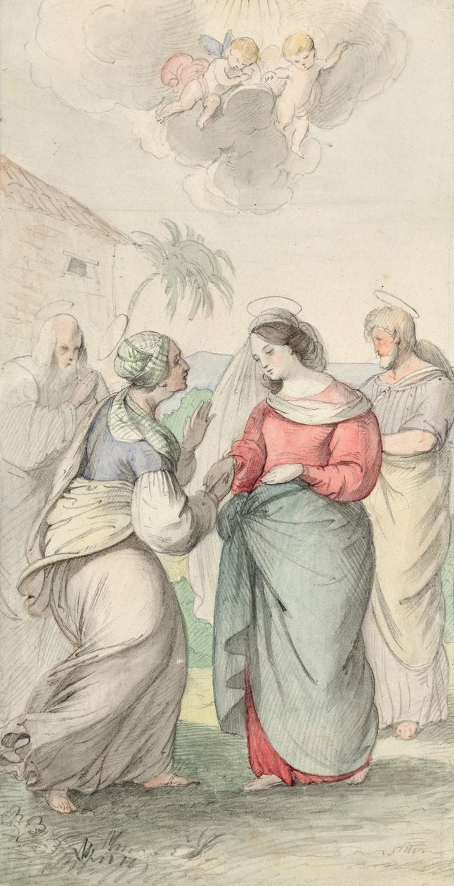 Visita de Maria de Josef Danhauser