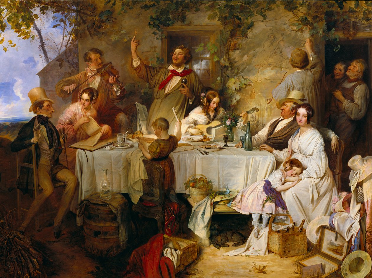 Vinho, mulheres e canto de Josef Danhauser