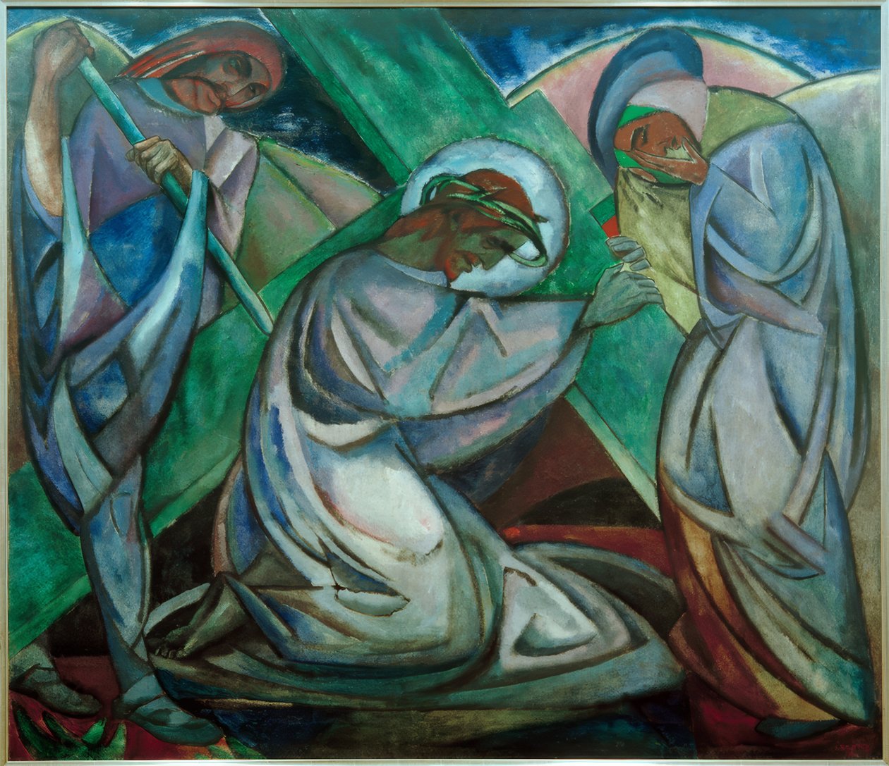 Cair debaixo da cruz de Josef Eberz