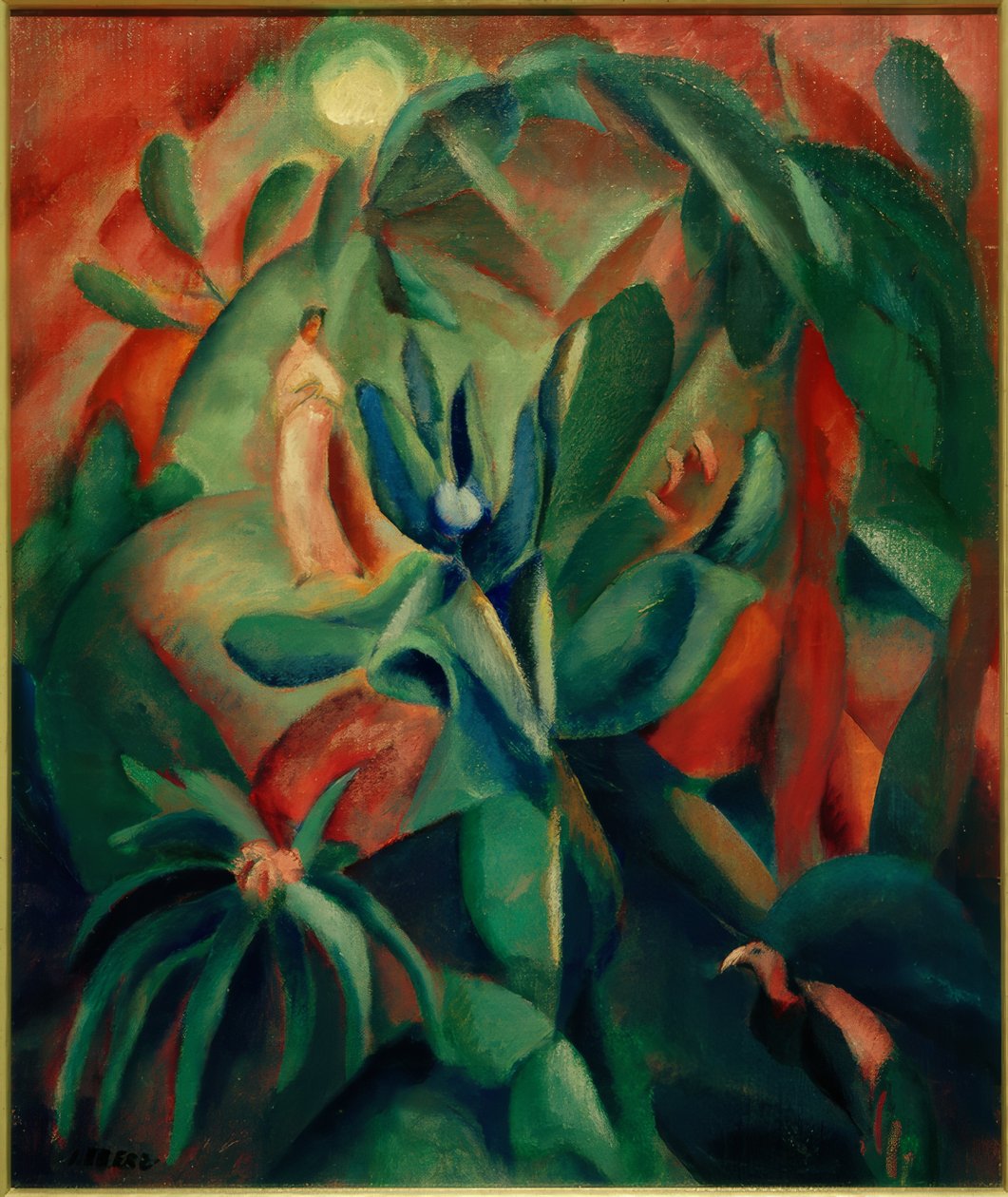 Jardim tropical de Josef Eberz
