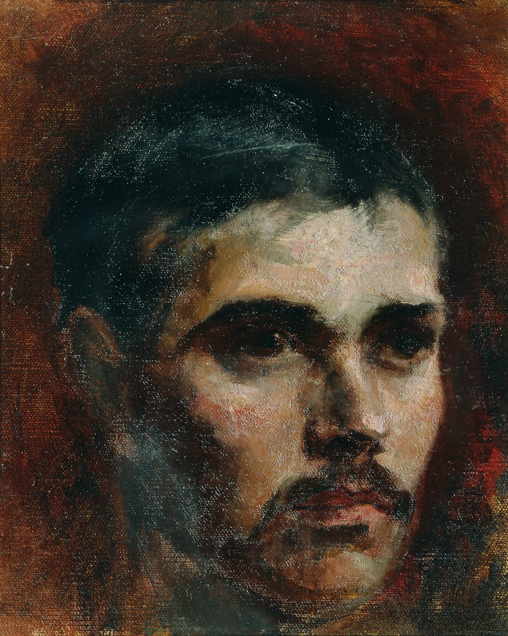 Retrato de um homem de Josef Engelhart