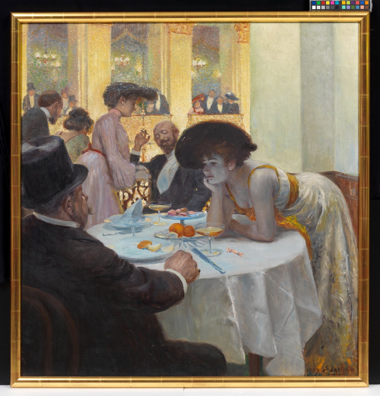 Camarote no Sophiensaal de Josef Engelhart