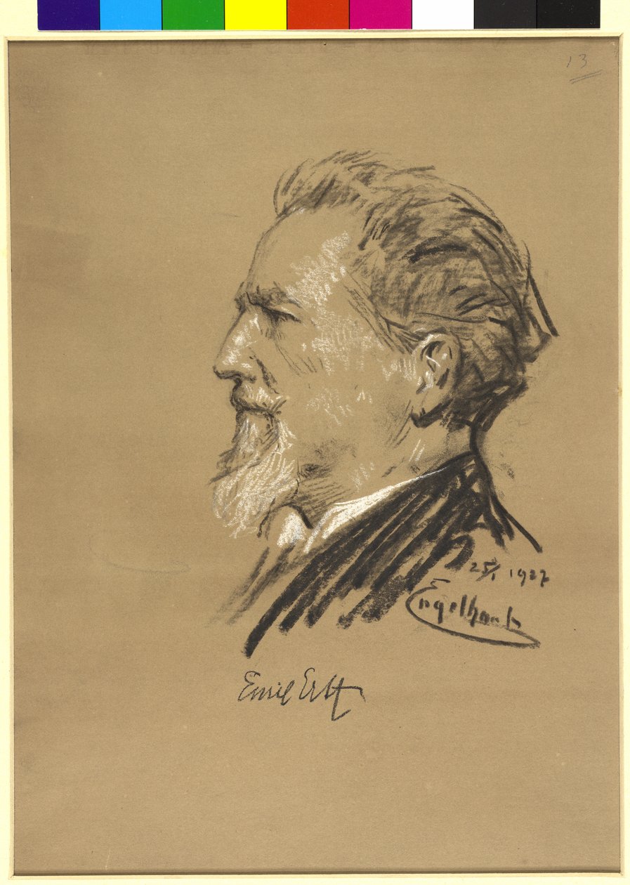 Fotografia de Emil Ertl 1889 de Josef Engelhart