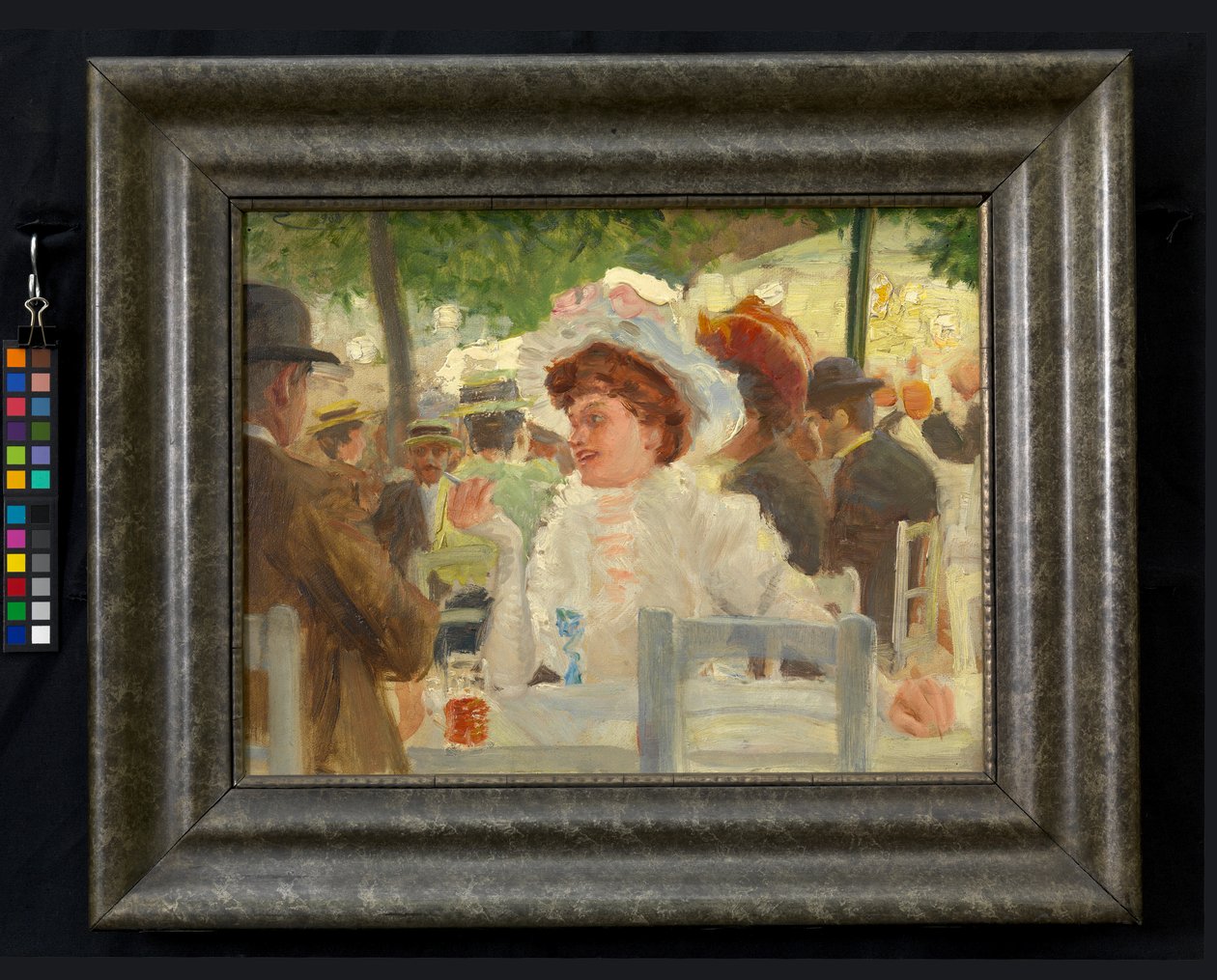 Cena do Prater (numa estalagem) de Josef Engelhart