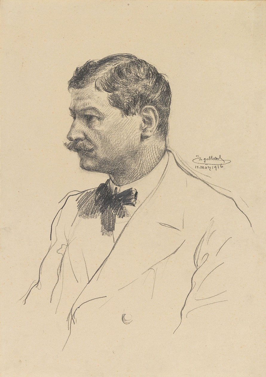 Autorretrato, 1916. de Josef Engelhart