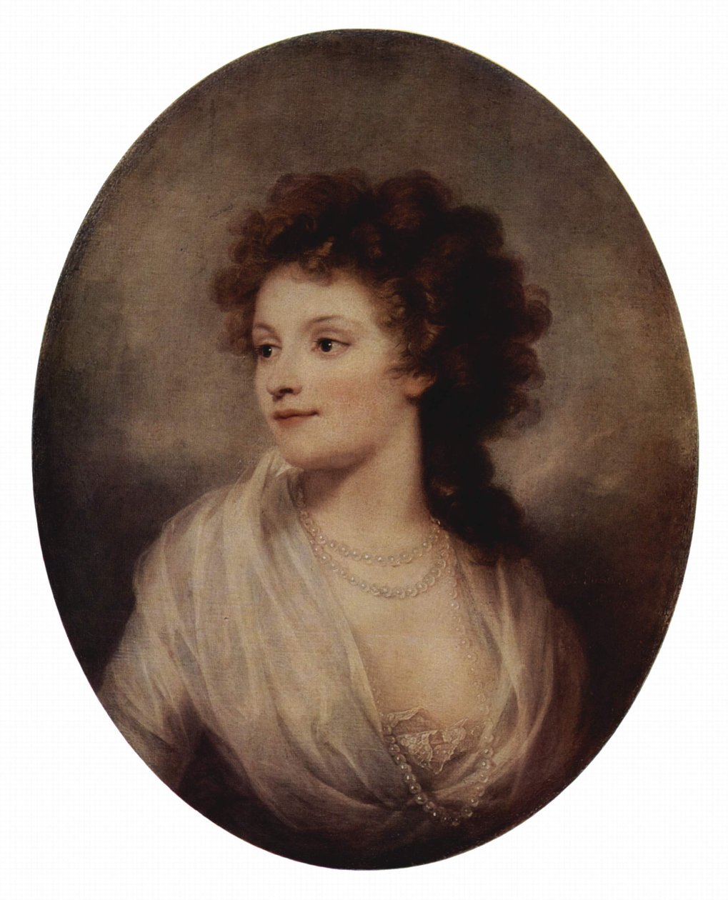 Retrato de Charlotte Bach Mannteufel de Josef Grassi