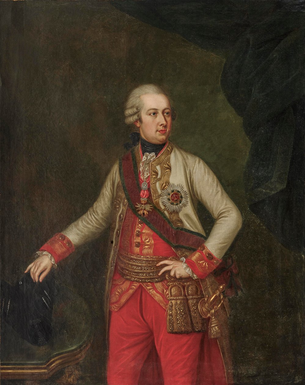 Arquiduque Fernando Carlos da Áustria-Este 1754-1806, segunda metade do séc. de Josef Hickel