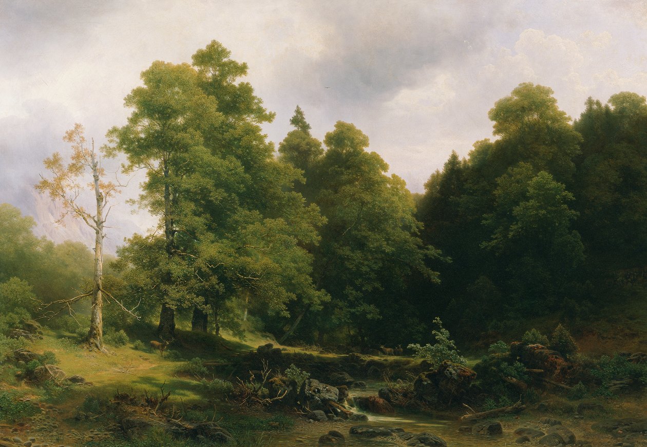 Der stille Waldwinkel de Josef Holzer