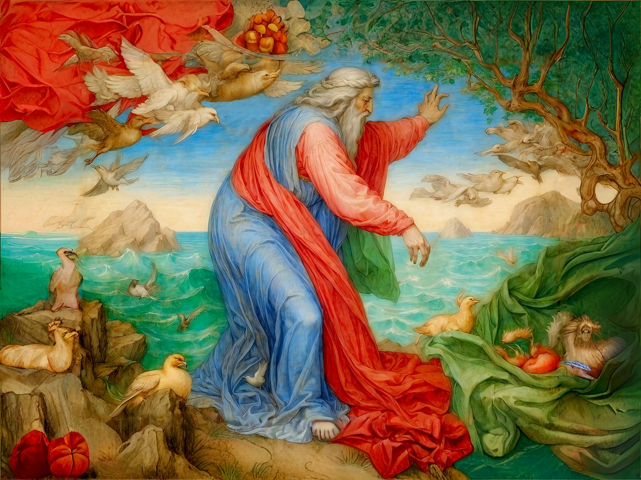 A1_Génese_05-Criação das aves e dos animais marinhos de Josef Johann Michel