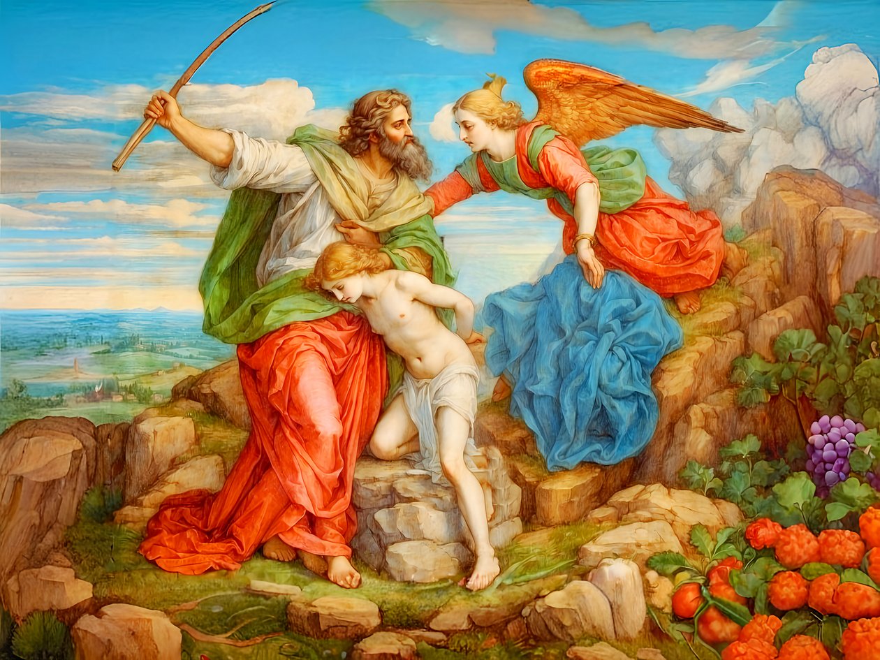 A1_Génesis_28-Sacrifício de Isaac de Josef Johann Michel