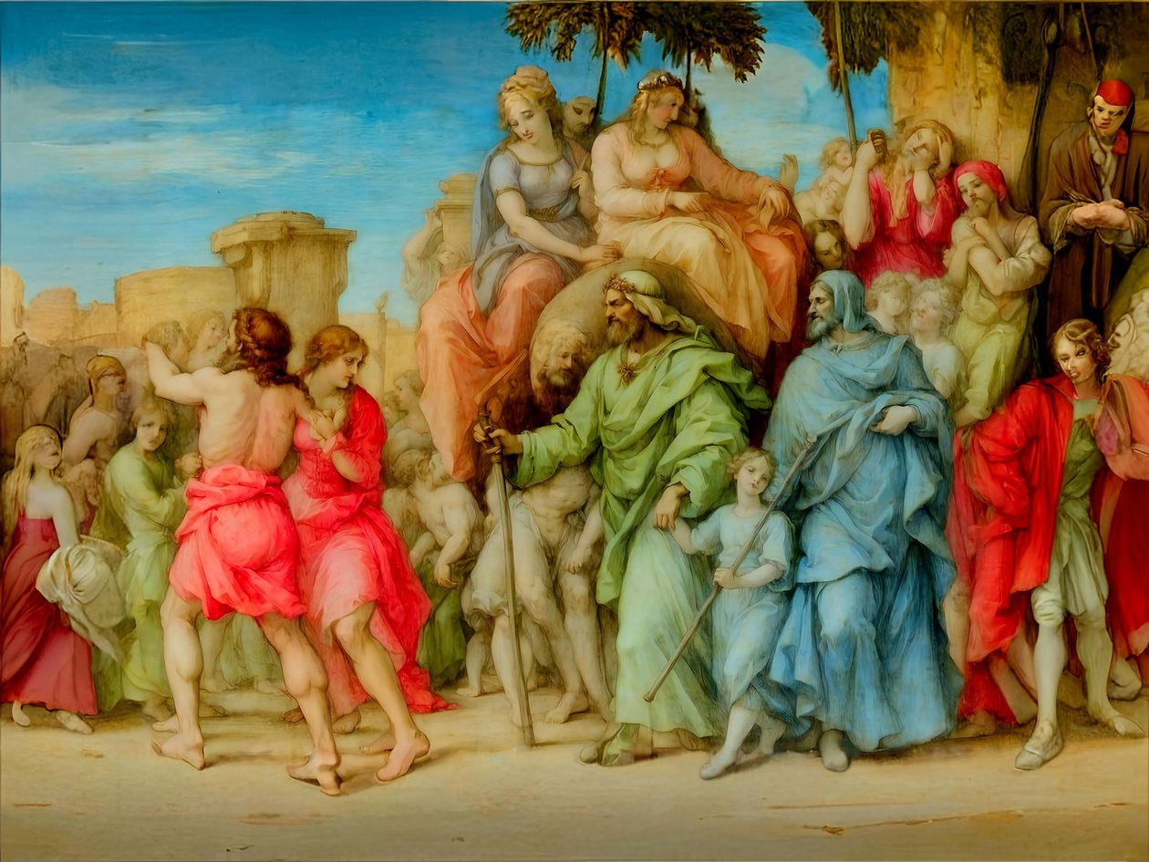 A1_Génesis_35-Jacob foge de Labão de Josef Johann Michel