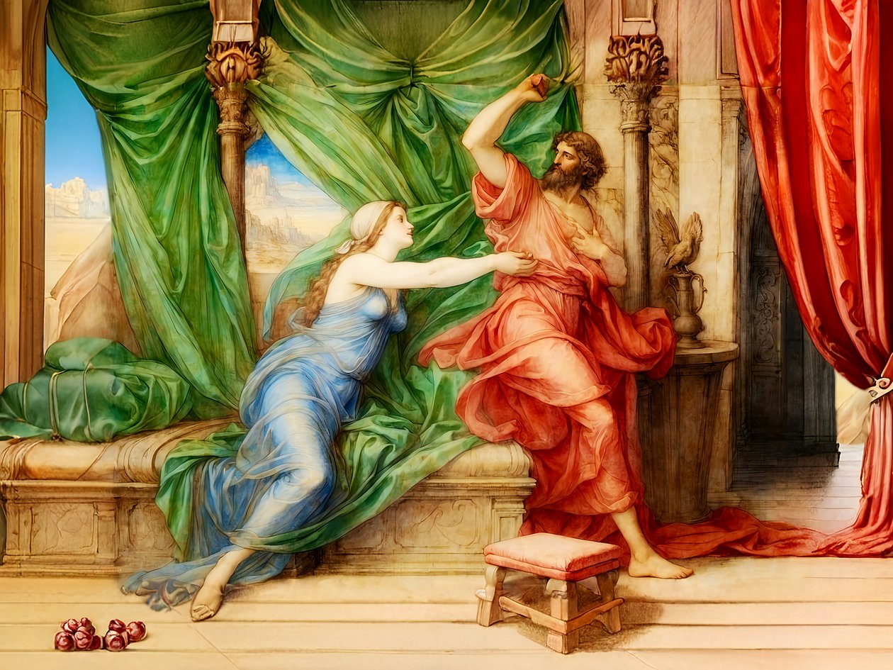 A1_Génesis_39-José e a mulher de Potifar de Josef Johann Michel