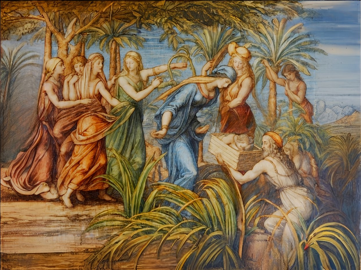 A2_Exodus_02_Moses é encontrado de Josef Johann Michel