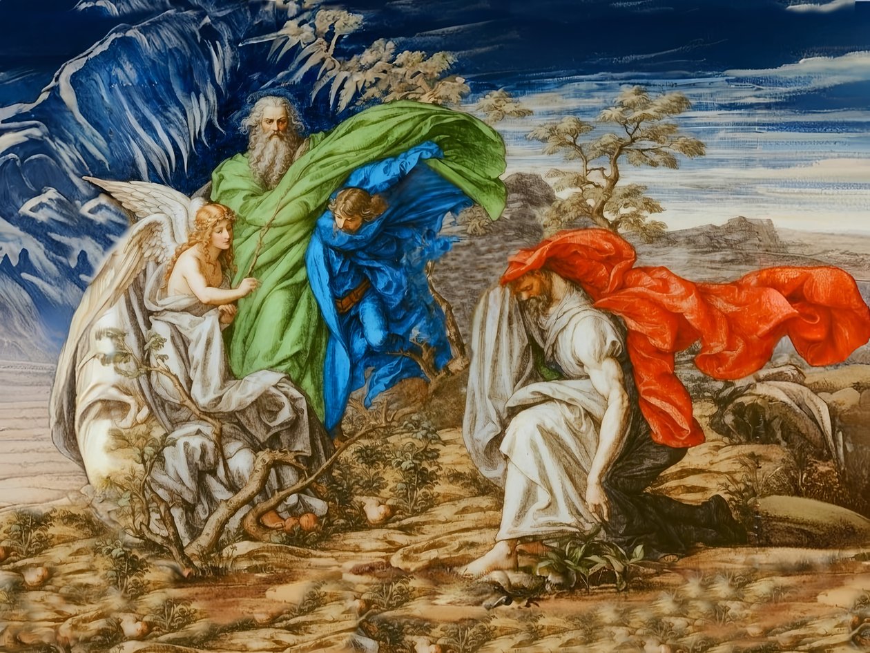 A2_Exodus_04_Burning Bush de Josef Johann Michel