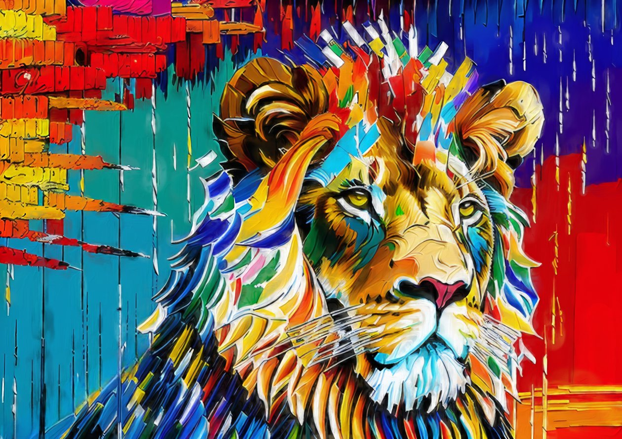 Animais Lion_1 de Josef Johann Michel