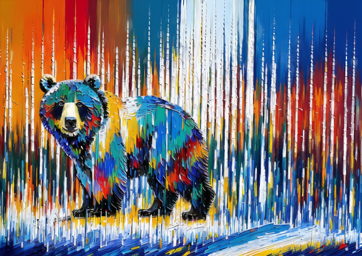 Animais urso_1 de Josef Johann Michel