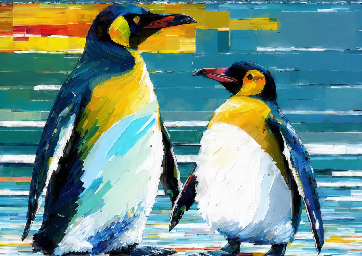 Animais: pinguim 4 de Josef Johann Michel