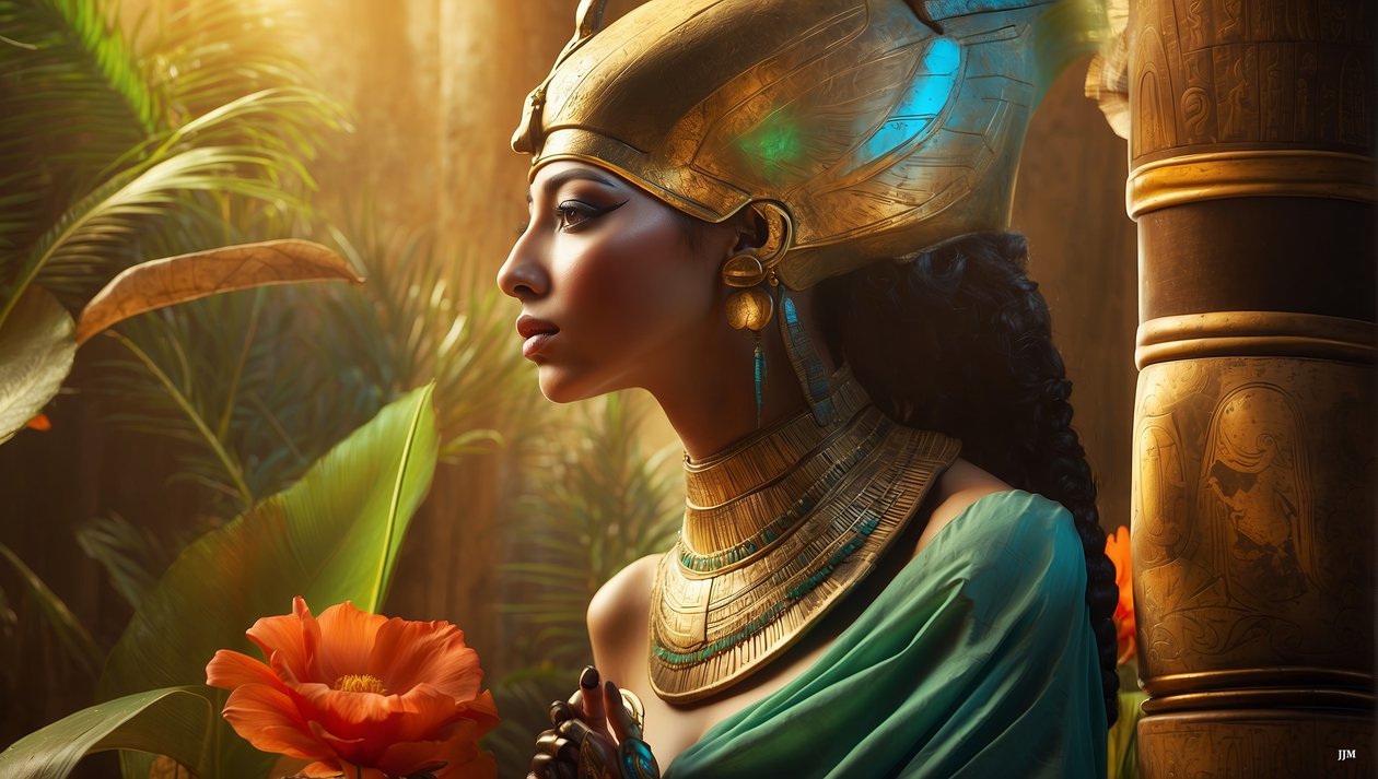 Dreamcore_mundo_do_Egipto_antigo_01 de Josef Johann Michel