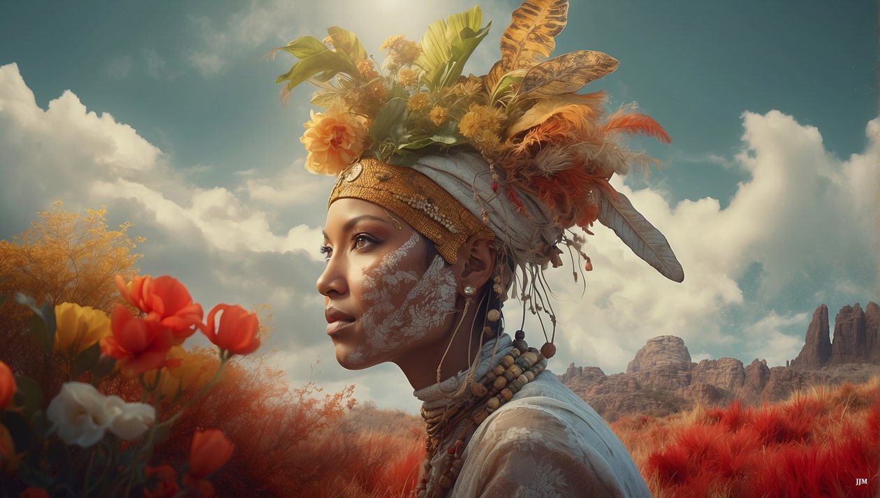 Dreamcore_dreamlike_scene-Aborigines_01 de Josef Johann Michel