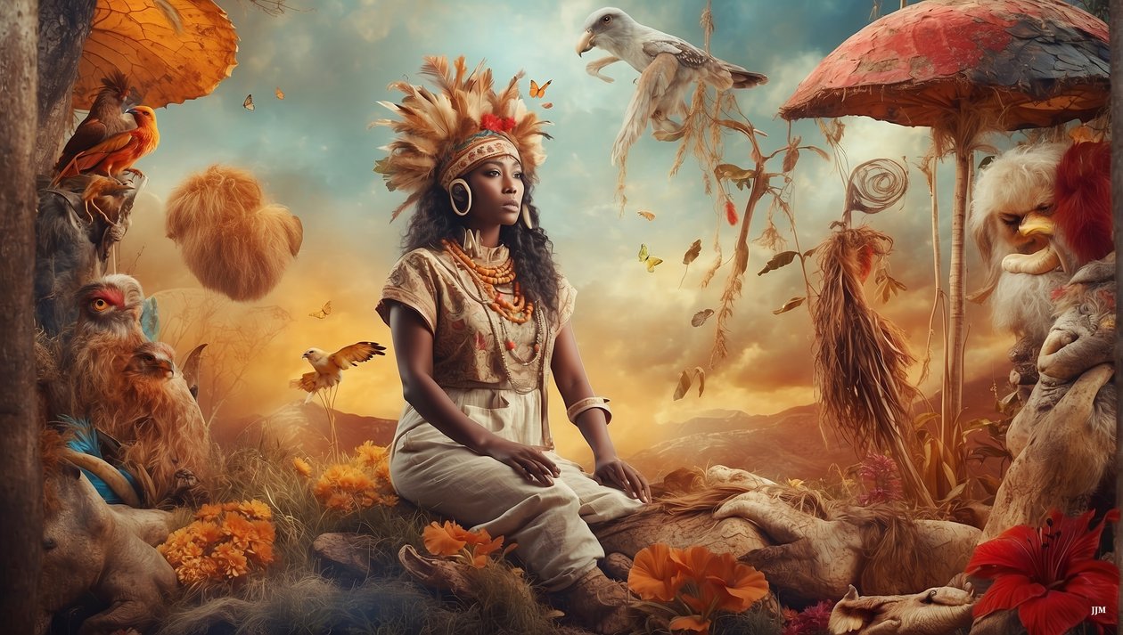 Dreamcore_dreamlike_scene-Aborigines_04 de Josef Johann Michel