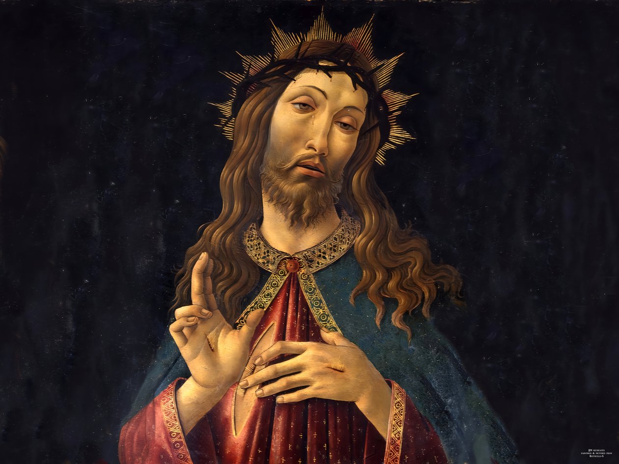 JJM-recreate_Botticelli-S_Jeus Christus le redempteur de Josef Johann Michel