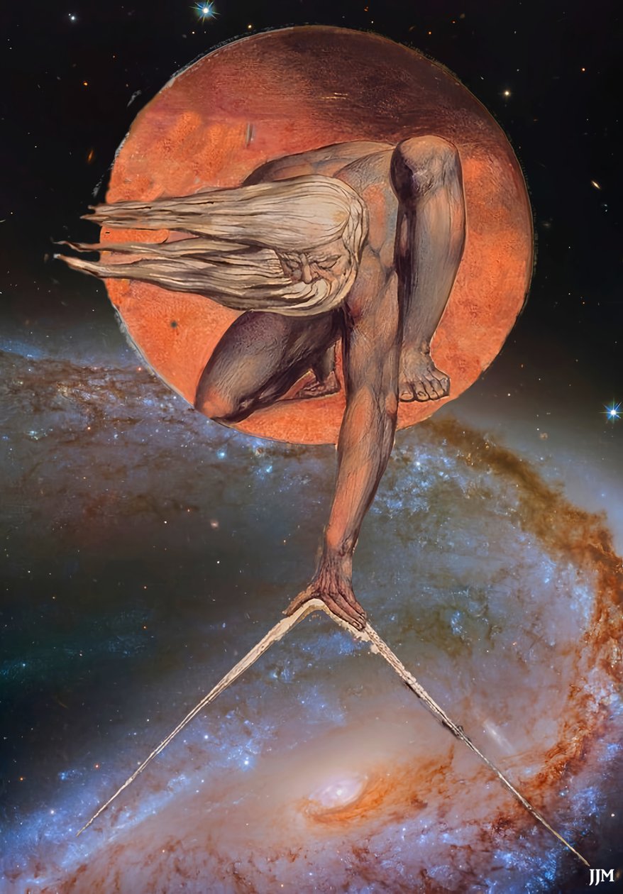 JJM-recreate: Blake-W_The Ancient of Days+JWST de Josef Johann Michel