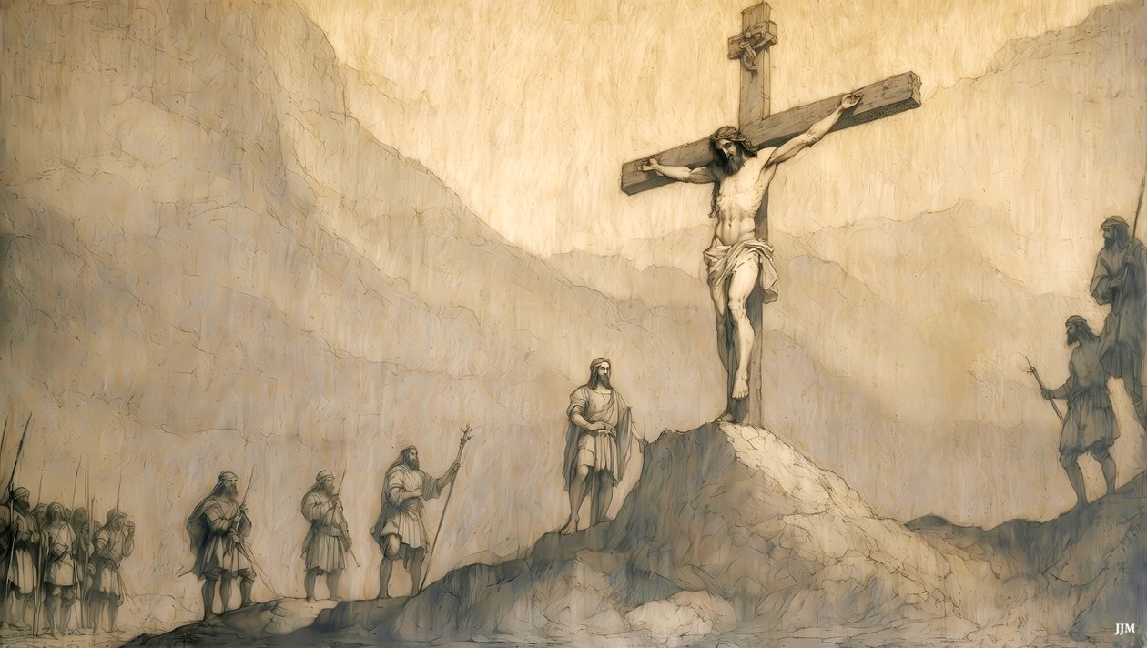 Jesus_Crucificação_02 de Josef Johann Michel