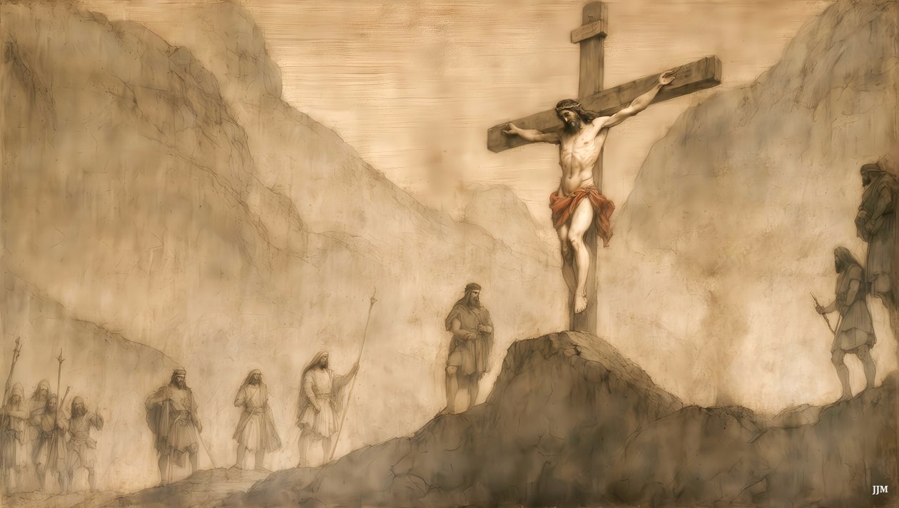 Jesus_Crucificação_03 de Josef Johann Michel